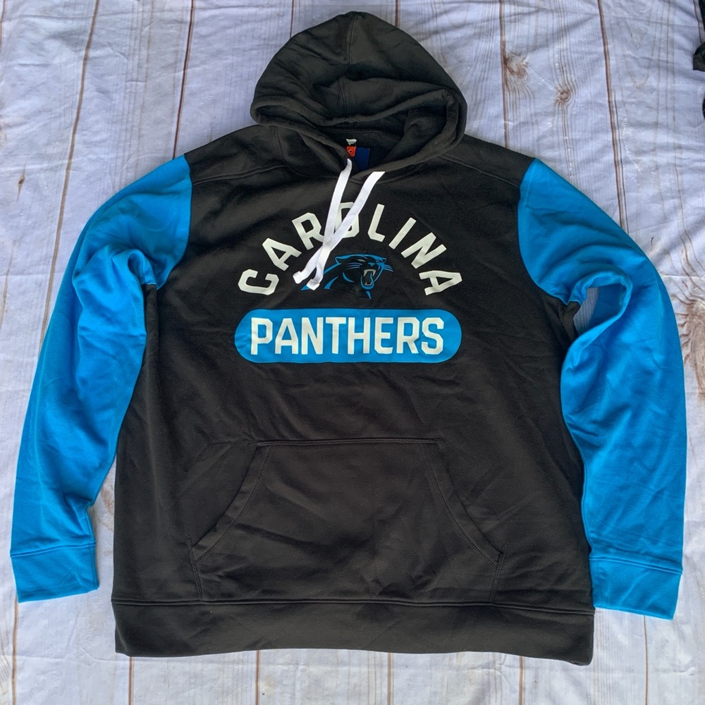 Fanatics NFL Carolina Panthers Hooded Sweatshirt Size 2XL